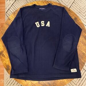 2Vintage Ralph Lauren Polo items USA Fleece & Aztecs Thermal XL & L
